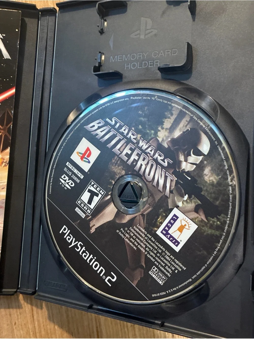 Sony PlayStation 2 Star Wars Battlefront with Manual (Black, White)